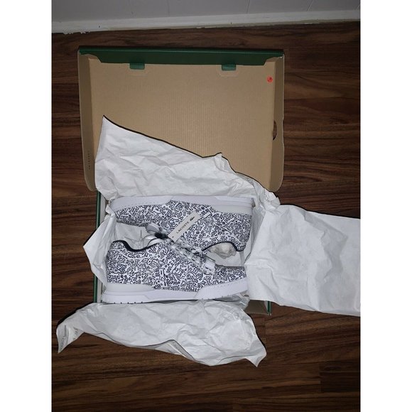 Men's sz 10 Keith Haring x Lacoste Missouri white - Picture 5 of 9